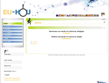 Tablet Screenshot of be.euhou.net